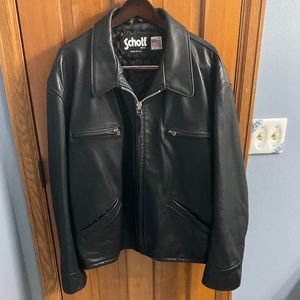 Schott NYC~ Black Leather Jacket